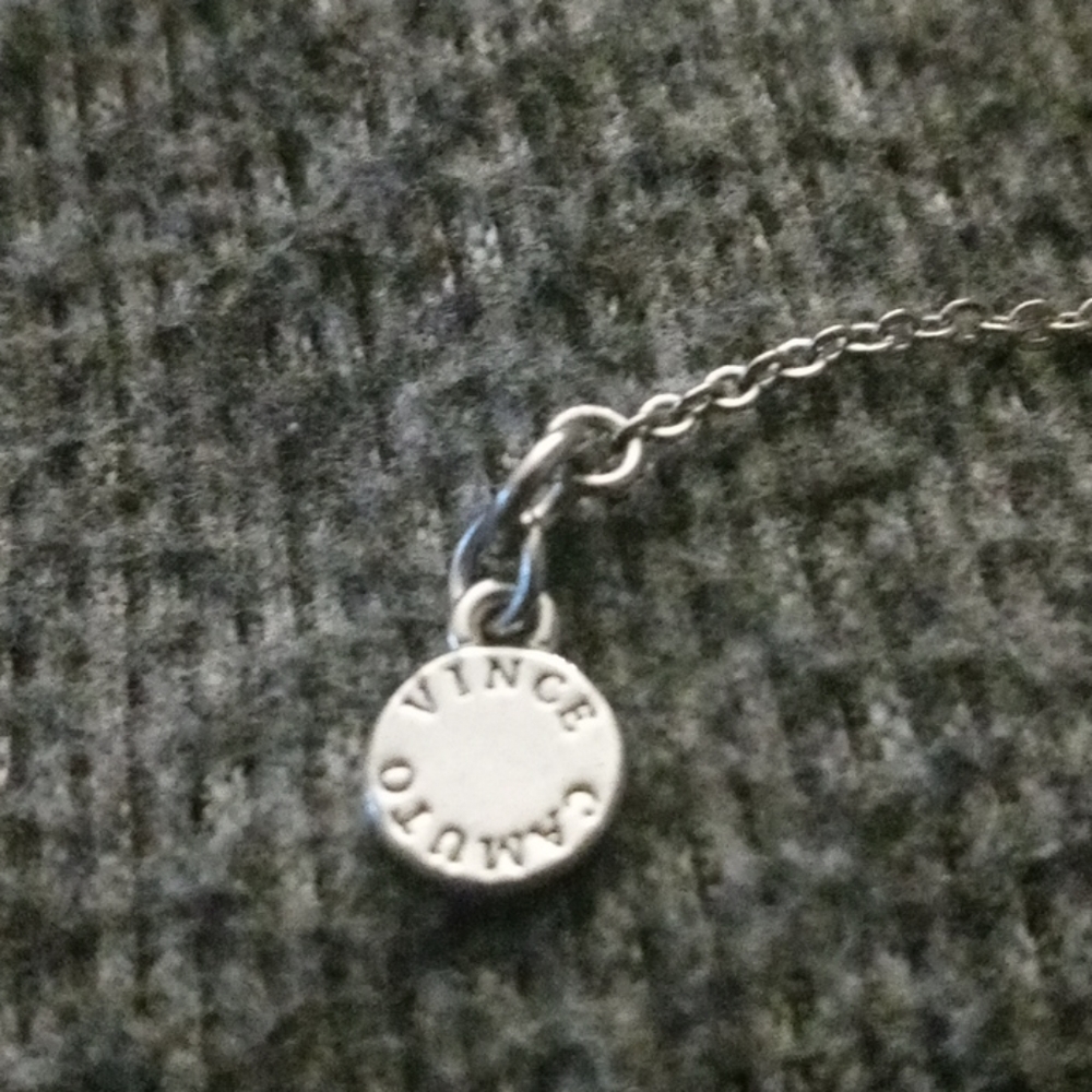 Vince Camuto silver bar necklace